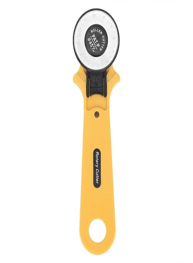 KRAFTMASTERS Craft Present 45mm Standard Rotary Cutter Easy Fabric Cutting Scrapbooking Comfortable Handle for Right and Left Handed Cutting Tool Quilting Crafting Sewing - Image 2